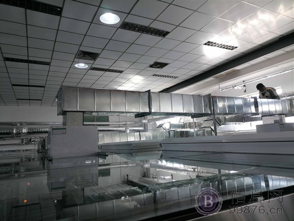 黑白铁加工厨房排烟新排风管道